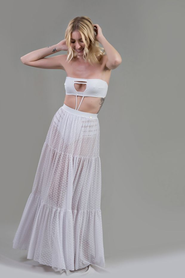 hot pants saia tule